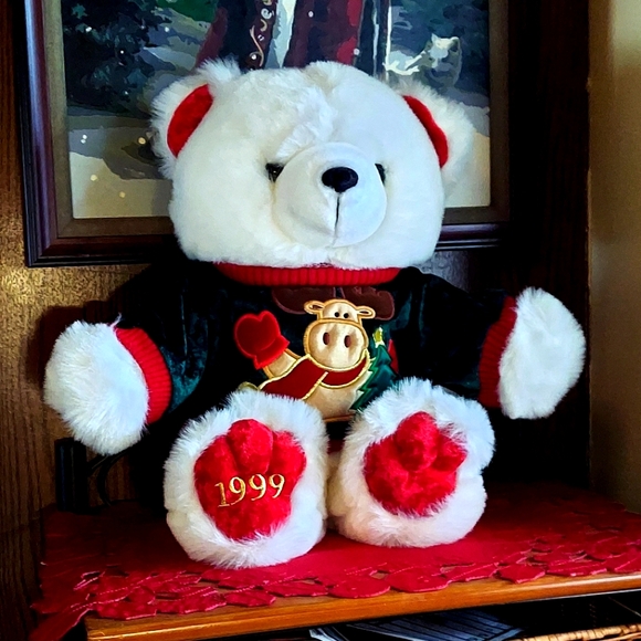 1999 KMART Christmas Bear - Picture 1 of 9